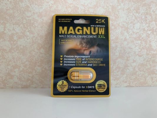 Pilules de construction de magnum pour les hommes 1 boîte = 24 pilules